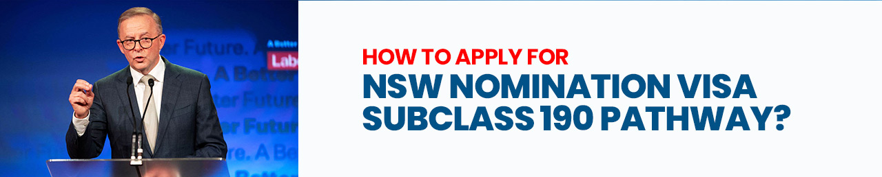 NSW Australia Resumes operation for Subclass 190 pathway